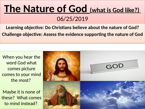 Nature of God Christianity