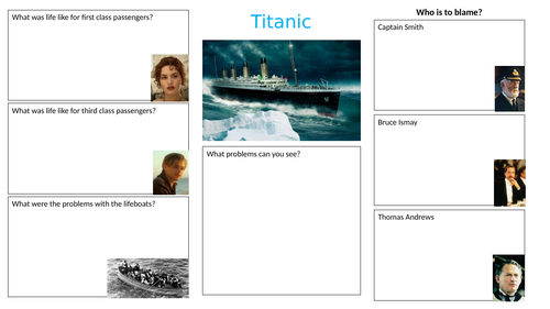 Titanic film worksheet
