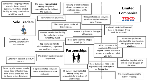 Business ownership drag-drop activity