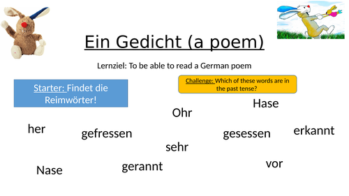 German poem (Helme Heine)