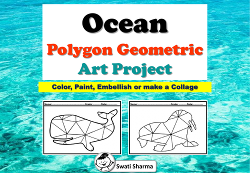 Ocean Polygon, Geometric Art Project