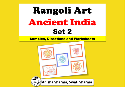 Everyday Art, Rangoli/Mandala from Ancient India, Diwali Motifs, Set 2