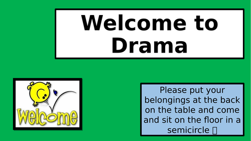 Year 5/6 Taster Session or Introduction to Drama.