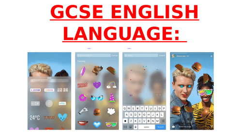 GCSE English Language: INSTAGRAM (reading, writing and S&L lesson)