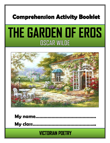 Oscar Wilde - The Garden of Eros Comprehension Activities Booklet!