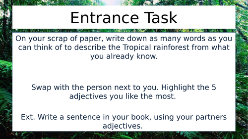 Lesson 3 - Climate in the Tropical Rainforests