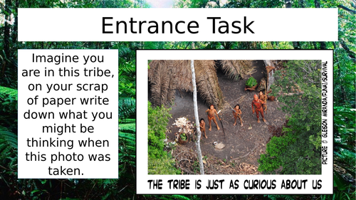 Lesson 6 - Tribes in the Tropical Rainforest