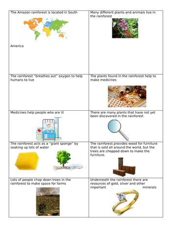 Lesson 7 - Why are the Tropical Rainforests so important?