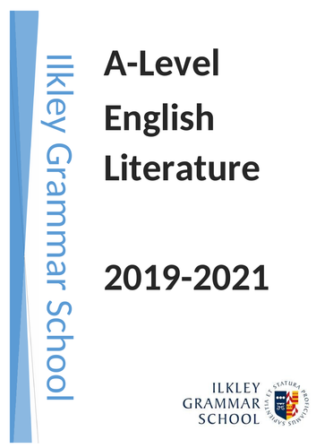 English Literature A-Level: Student Course Handbook
