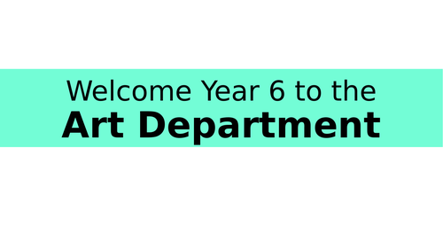 Y6 Transition Art Lesson