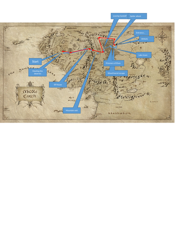 Hobbit - Plot Map