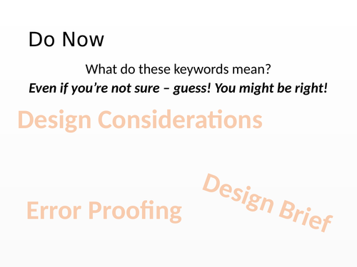 OCR Design Engineering - R105 Exam Prep Lessons