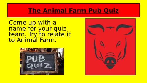 Animal Farm Quiz
