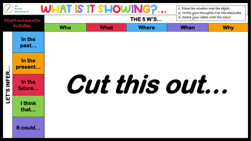 FREE! What is it showing window? Source reviewer for inference - #GetYourLearnOnActivities