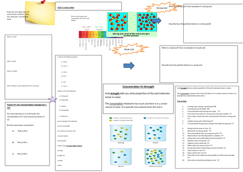 Acid and Alkali revision