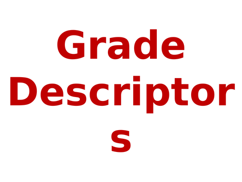 Spanish grade descriptors