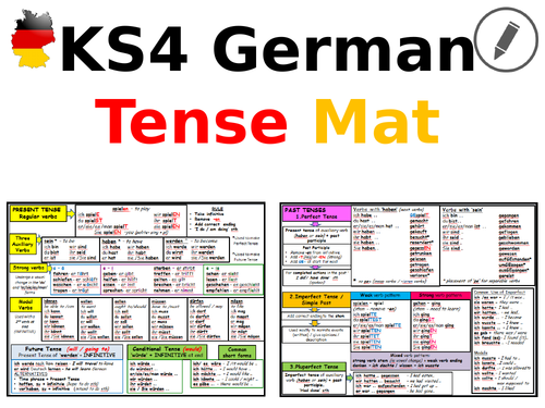German KS4: Tense Mat