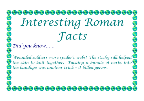 The Romans - 15 interesting facts