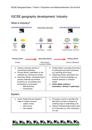 cambridge igcse geography development_ industry