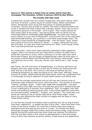 AQA Style English Language Paper 2 - Vegetarianism themed