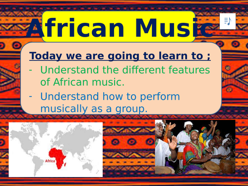 African Music Intro lesson