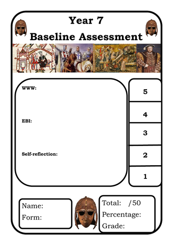Year 7 Baseline Assessment (Edexcel Style)