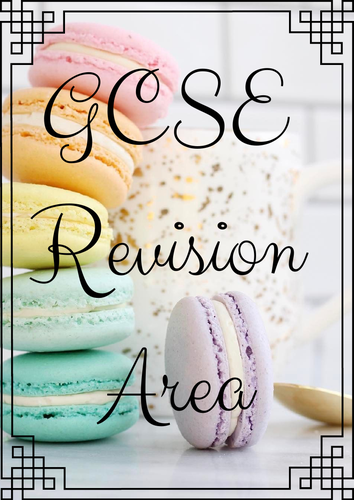 GCSE French exam overview posters