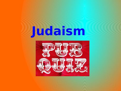 Judaism Pub Quiz