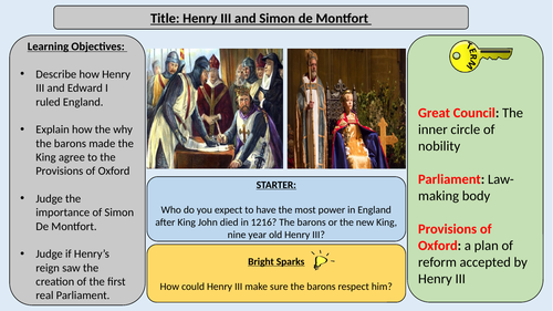 Henry III and Simon De Montfort