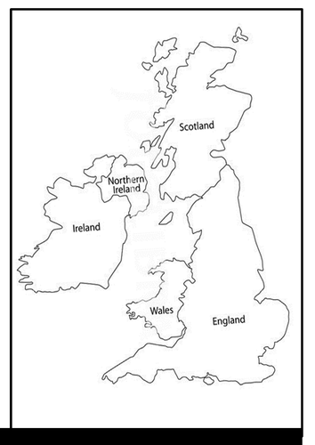 Scotland - UK and Western Europe MAPS | Teaching Resources