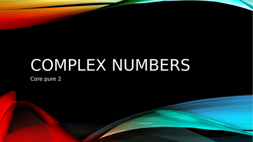 Core pure 2 Edexcel complex numbers