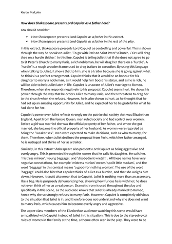 Juliet capulet description image