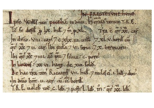 Two part lesson on the Domesday book