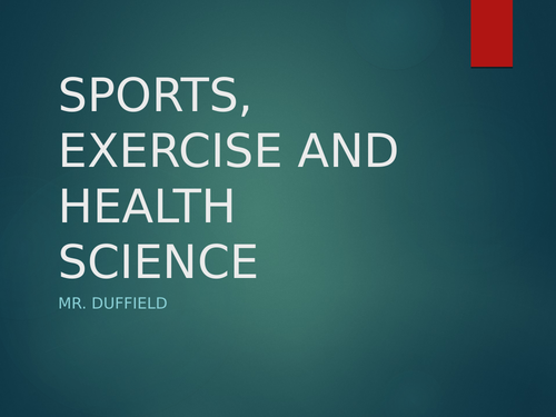IB DP Sports Exercise and Health Science Topic 3 Complete