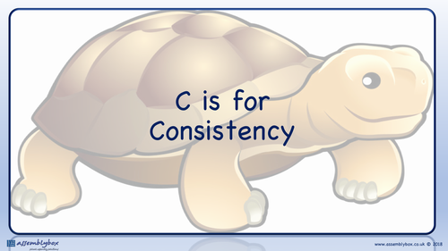 C is for Consistency - Whole School Assembly