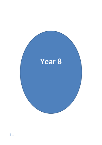 Year 8 Science Homework Booklet