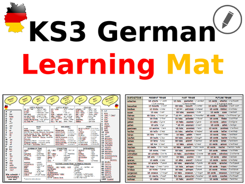 German KS3: Learning Mat