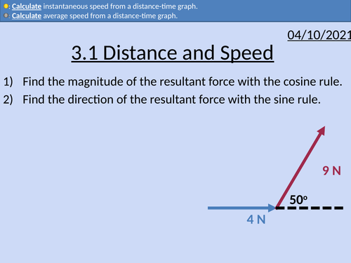 OCR AS level Physics: Distance and Speed