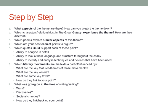 Compare and contrast essay structure picture