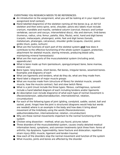 Btec level 3 Applied science Unit 8 student help sheets