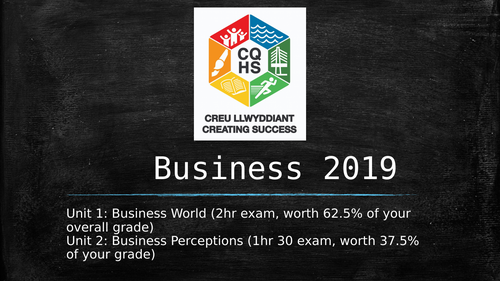 WJEC Business GCSE Introduction lesson