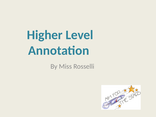 Higher Level Art Annotation Support