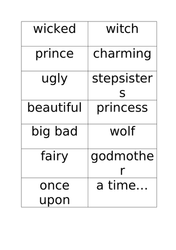 Fairy-tale Matching Pairs