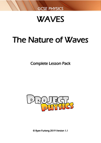 GCSE Physics The Nature of Waves Complete Lesson Pack (with Practical)