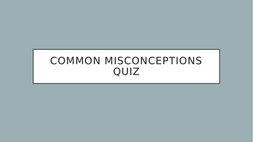 BTEC Tech Award Enterprise Revision Quiz