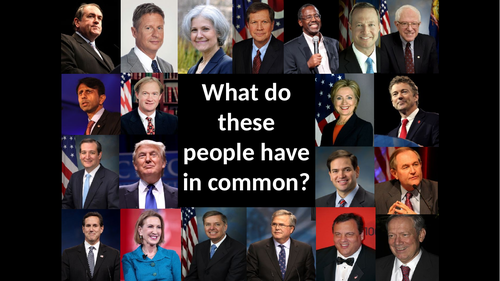 What do you need to be a presidential candidate?