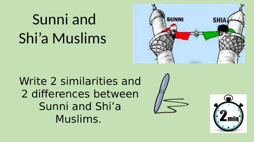 Sunni and Shia key beliefs