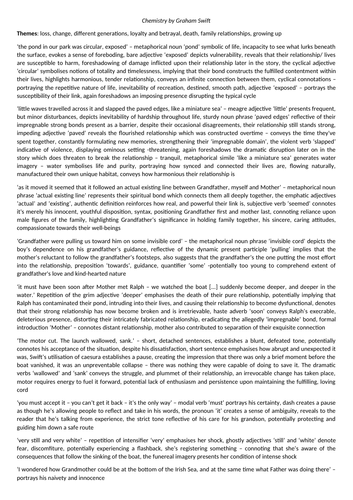 Chemistry by graham swift essay 08 picture