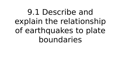 Hazards Resulting from Tectonic Processes Class Powerpoints