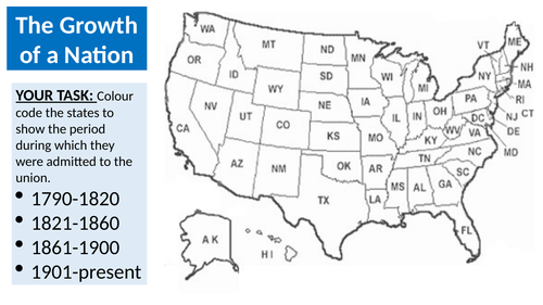 How did the US acquire more territory in the 1800s?